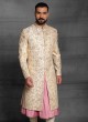 Designer Art Silk Anarkali Sherwani For Groom